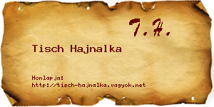Tisch Hajnalka névjegykártya